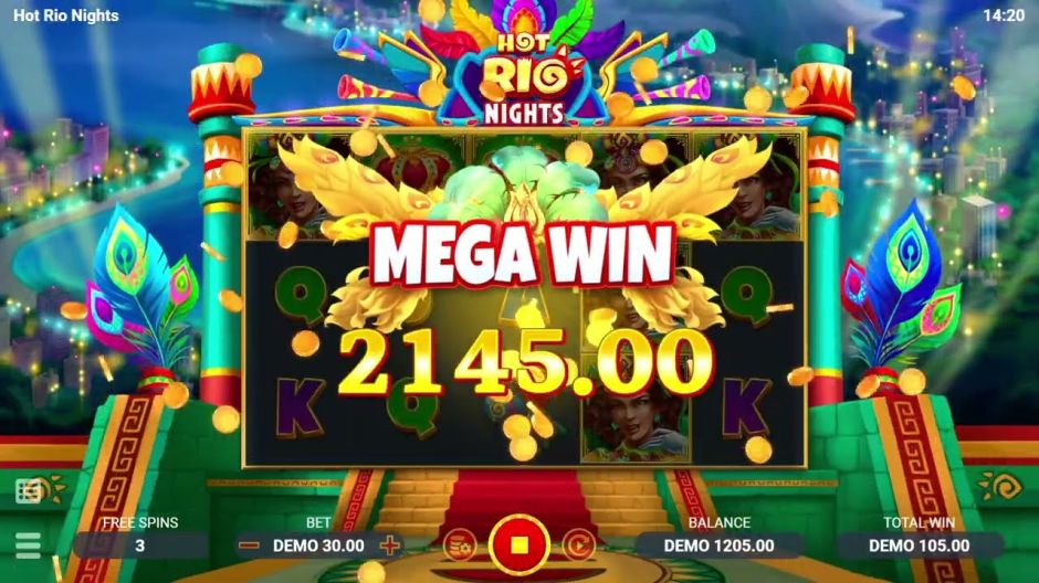 Hot Rio Nights Slot Review | Free Play video preview