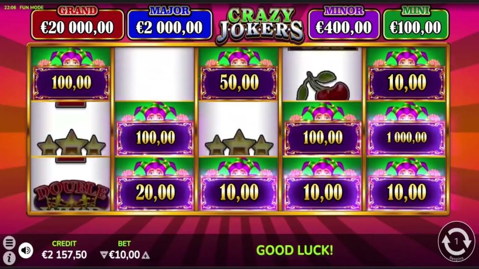Crazy Jokers Slot Review | Free Play video preview