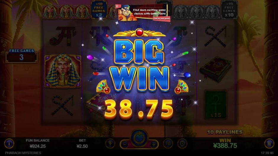 Pharaoh Mysteries Slot Review | Free Play video preview
