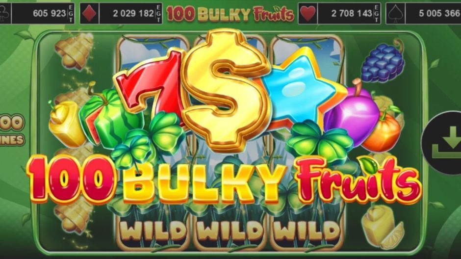 100 Bulky Fruits Slot Review | Demo & FREE Play | EGT Interactive video preview