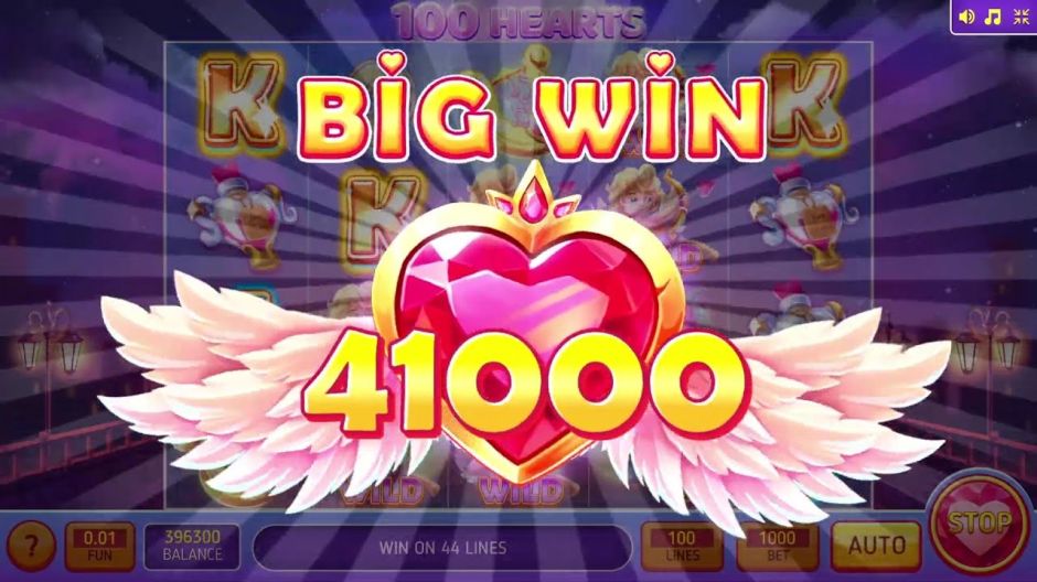 100 Hearts Slot Review | Free Play video preview