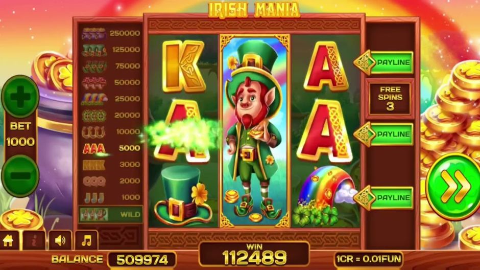 Irish Mania 3x3 Slot Review | Free Play video preview