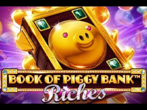 Book of Piggy Bank Riches Slot Review | Free Play video preview