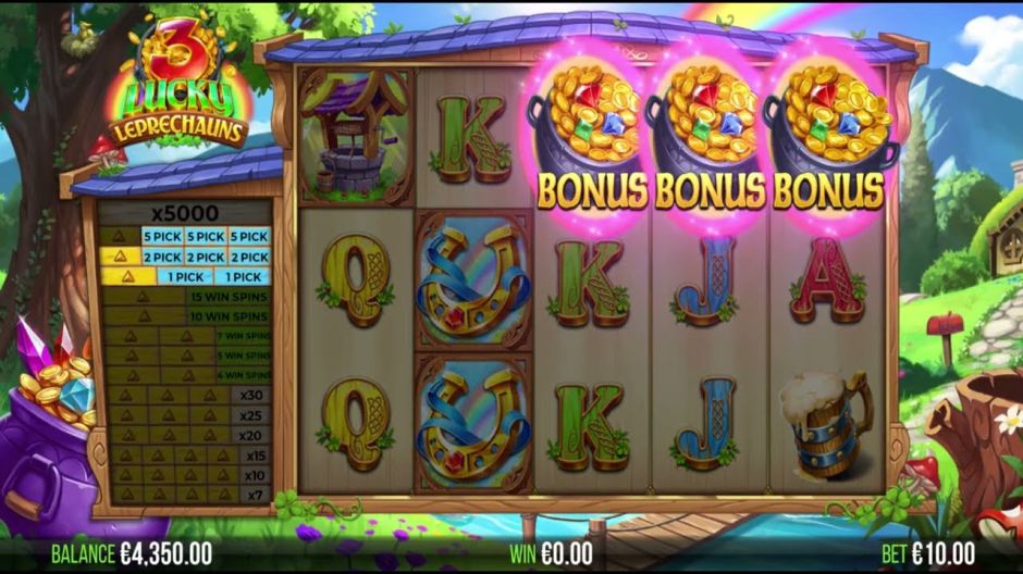 3 Lucky Leprechauns Slot Review | Free Play video preview