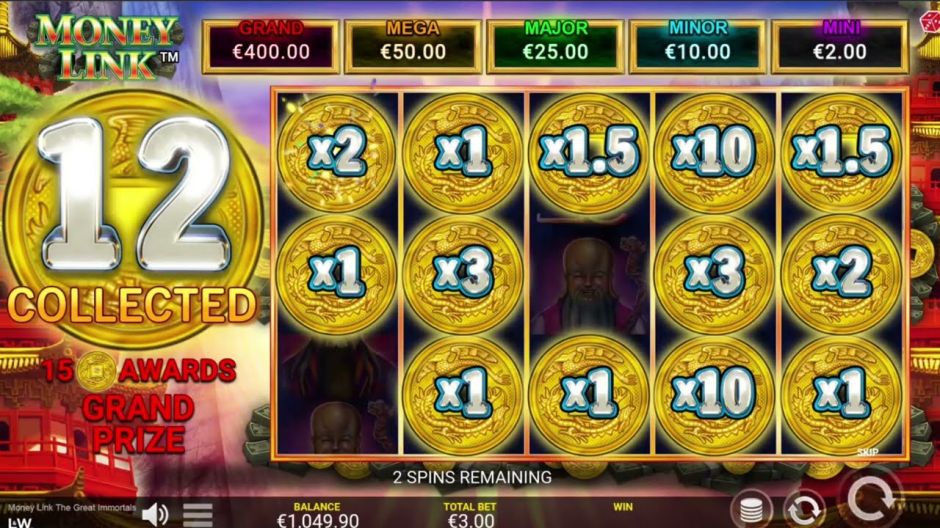 Money Link The Great Immortals Slot Review | Free Play video preview