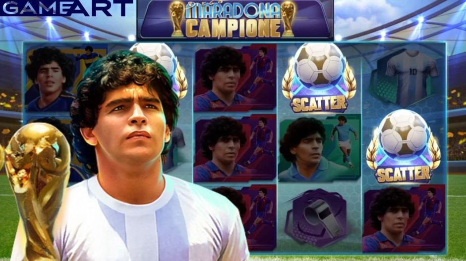Diego Maradona Campione Slot Review | Free Play video preview