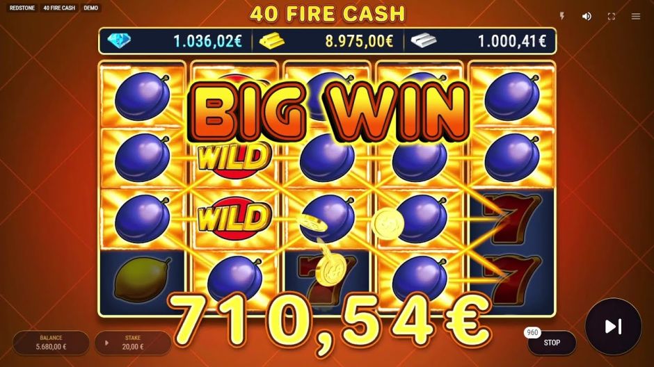 40 Fire Cash Slot Review | Free Play video preview