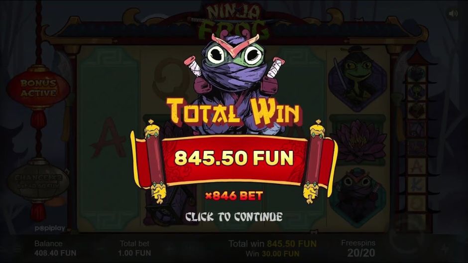 Ninja Frog Slot Review | Free Play video preview