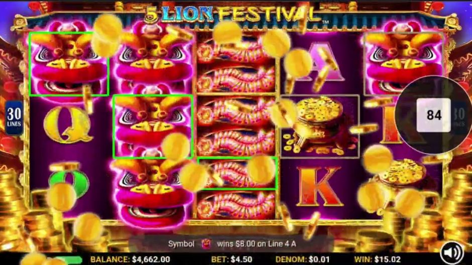 5 Lion Festival Slot Review | Free Play video preview