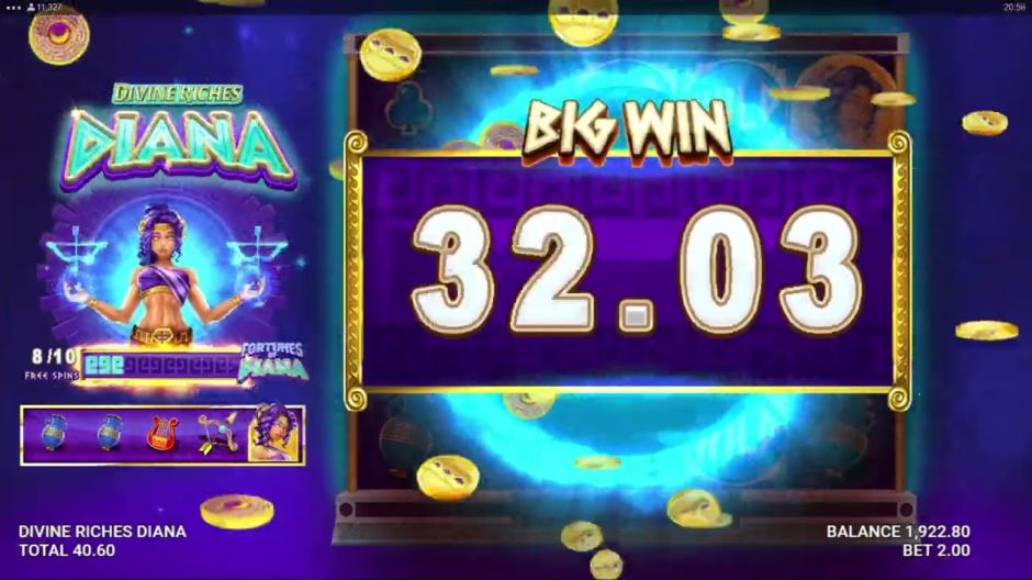 Divine Riches Diana Slot Review | Free Play video preview