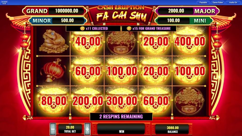 Cash Eruption Fa Cai Shu Slot Review | Free Play video preview