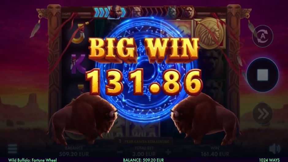 Wild Buffalo Fortune Wheel Slot Review | Free Play video preview