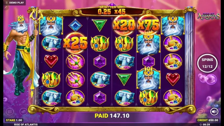 Rise of Atlantis Slot Review | Free Play video preview