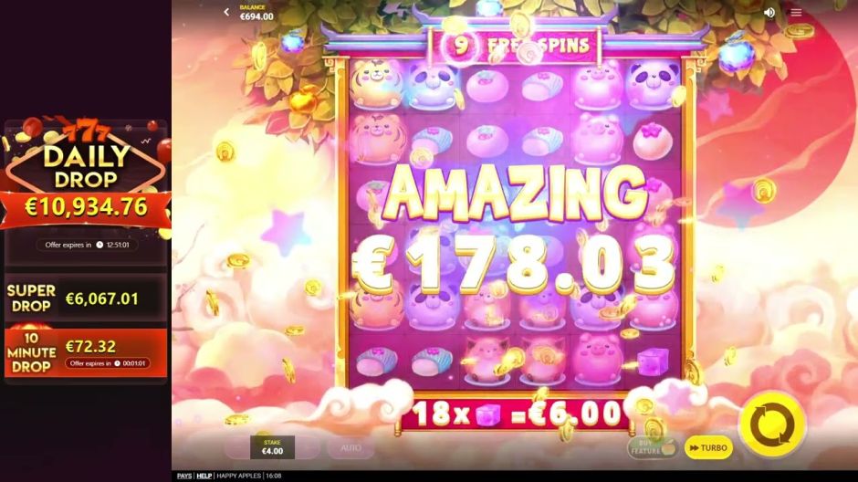 Happy Apples Slot Review | Free Play video preview