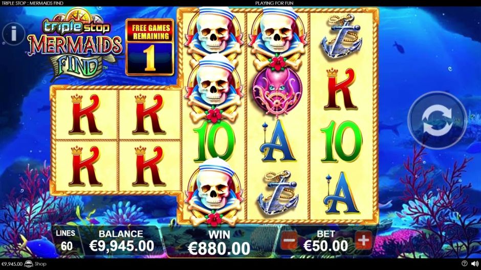 Triple Stop Mermaids Find Slot Review | Free Play video preview