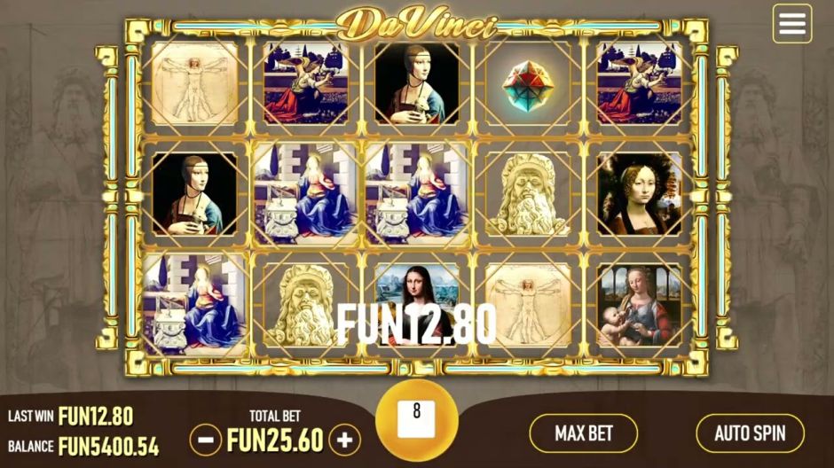 Da Vinci Slot Review | Free Play video preview