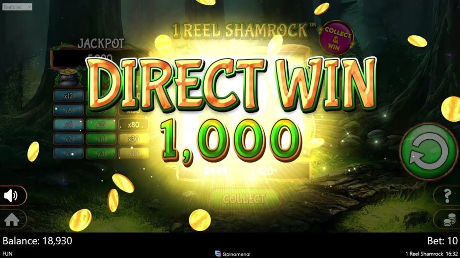1 Reel Shamrock Slot Review | Free Play video preview