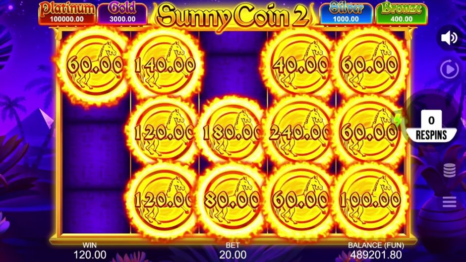 Sunny Coin 2 Hold The Spin Slot Review | Free Play video preview