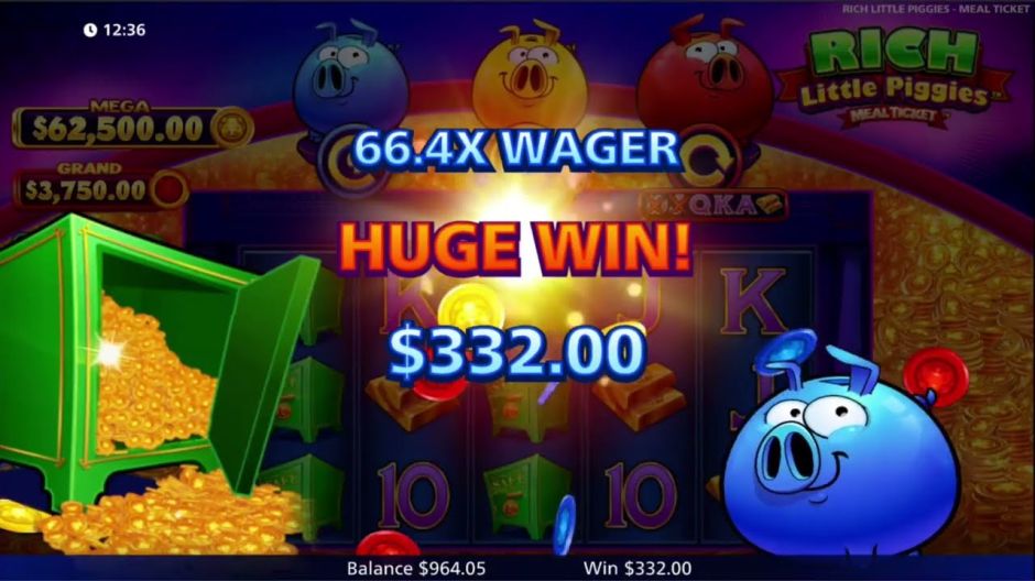 Rich Little Piggies Meal Ticket Slot Review | Free Play video preview