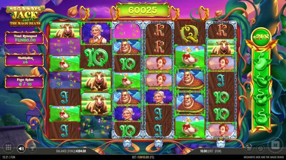 Megaways Jack and The Magic Beans Slot Review | Free Play video preview