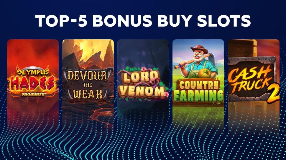 Top-5 Bonus Buy Slots 【Blog Slotsjudge】