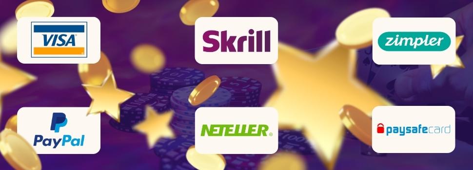 Payment methods at Ireland online casinos