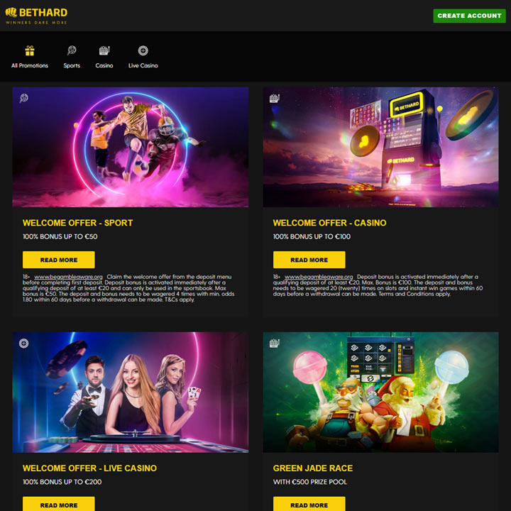 Bethard casino reviews