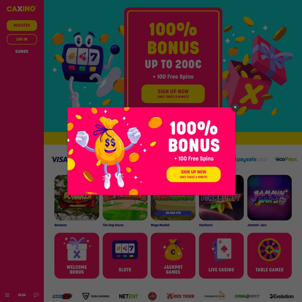 Caxino – Bonuses and Promotions