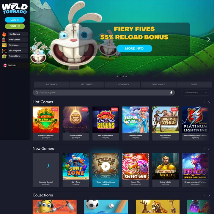 Wild Tornado Casino Review