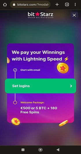 Deposit with Coinbase wallet - Step 3