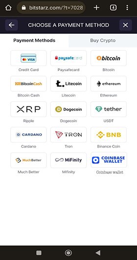 Withdrawal with Coinbase wallet - Step 2