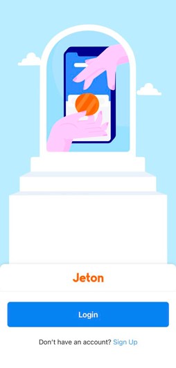 How to register Jeton - step 2