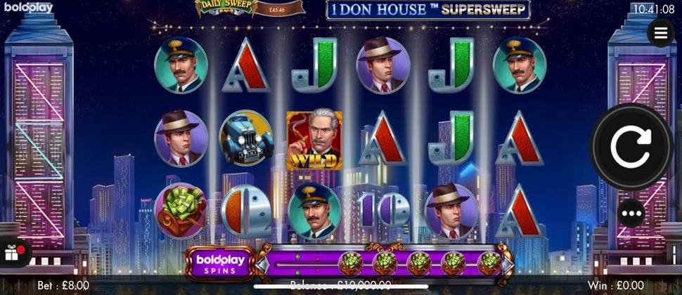 1 don house suoersweep slot mobile