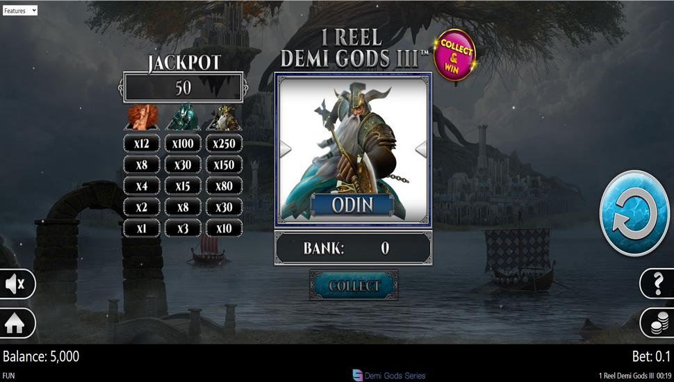 1 Reel Demi Gods III Slot - Review, Free & Demo Play preview