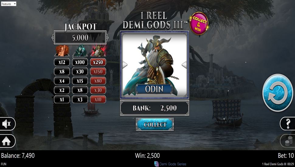 1 Reel Demi Gods III Slot - Guaranteed Wins