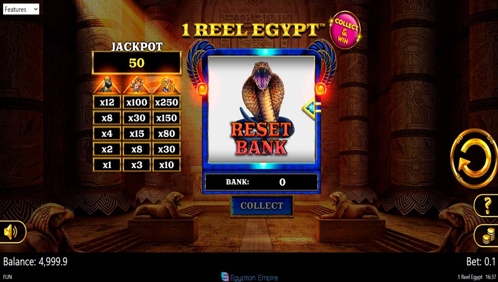 1 Reel Egypt Slot - Review, Free & Demo Play preview