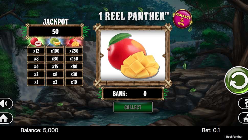 1 Reel Panther slot preview