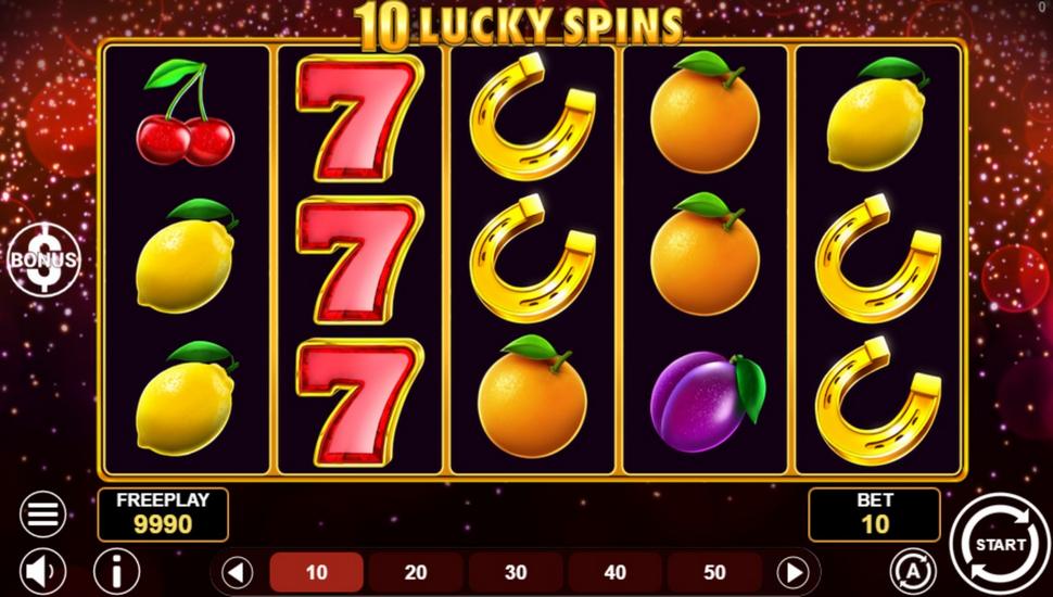 10 Lucky Spins Slot - Review, Free & Demo Play preview