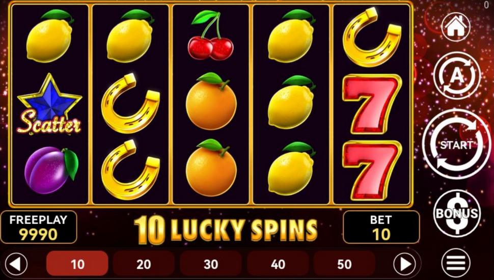 10 Lucky Spins Slot Mobile