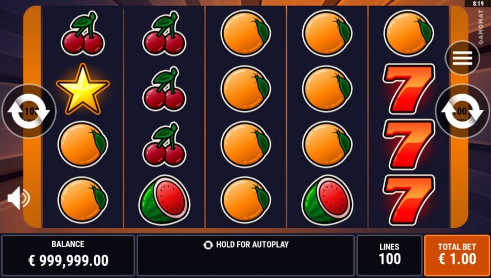 100 Flaring Fruits Slot Mobile