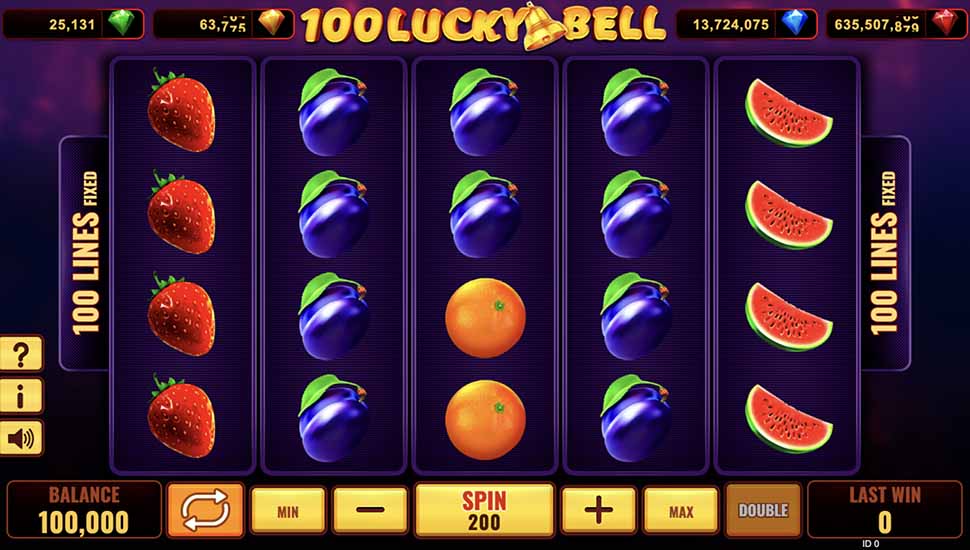100 Lucky Bell Slot - Review, Free & Demo Play preview