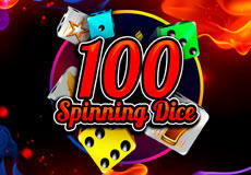 100 Spinning Dice Slot - Review, Free & Demo Play logo