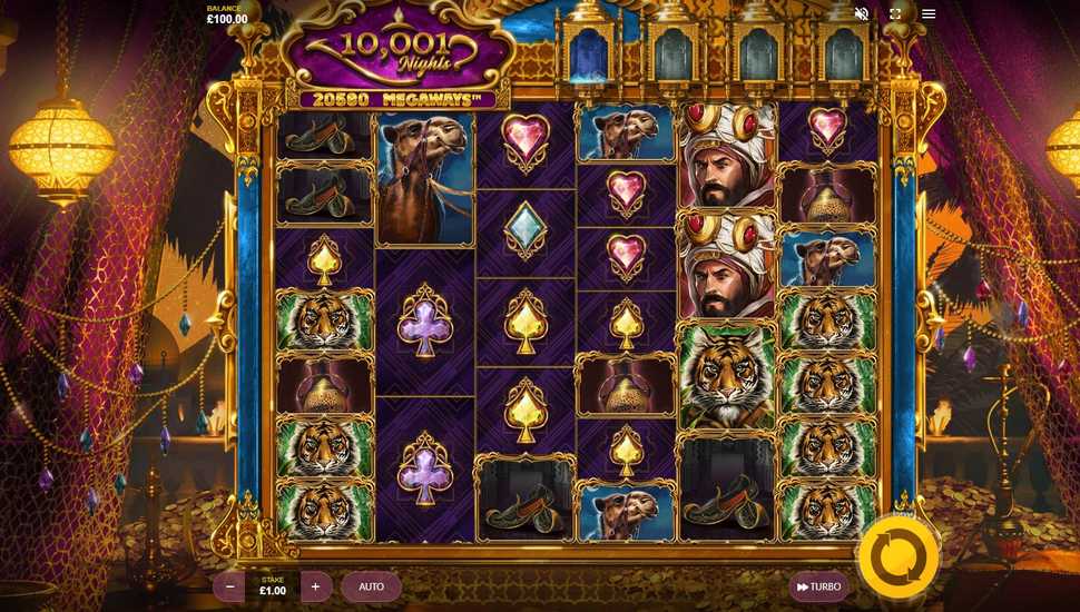 10,001 Nights Megaways Slot - Review, Free & Demo Play preview