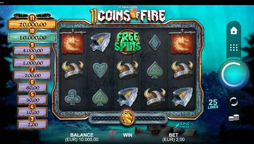 11 Coins of Fire slot