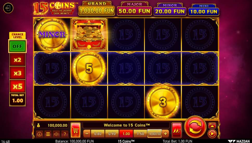 15 Coins