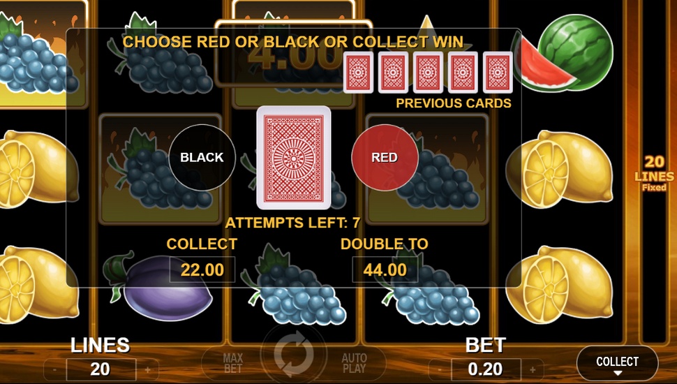 20 hot twist slot - gamble feature