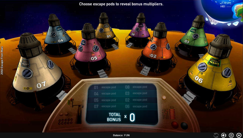 2050 Escape from Mars slot Escape From Mars bonus