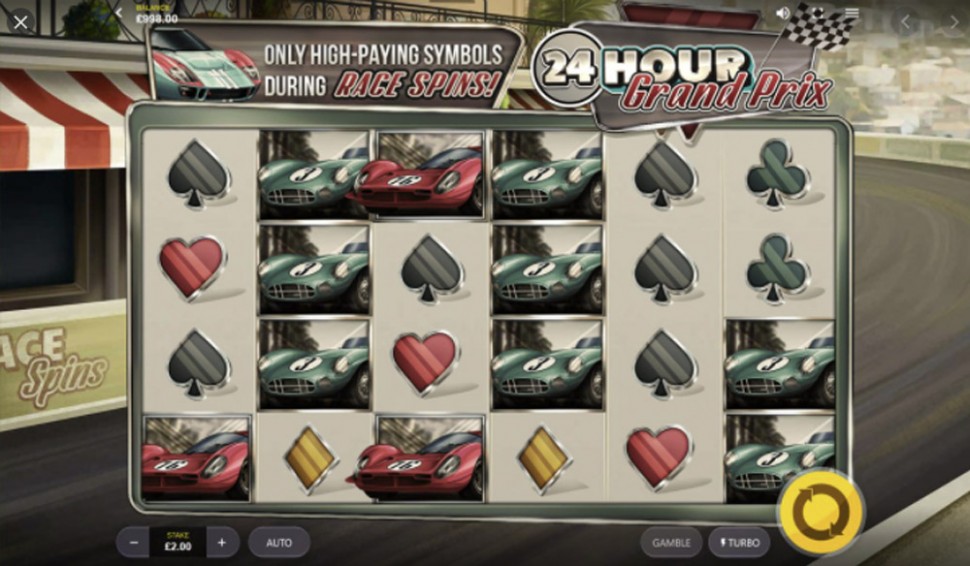 24 Hour Grand Prix slot by Red Tiger Gaming preview