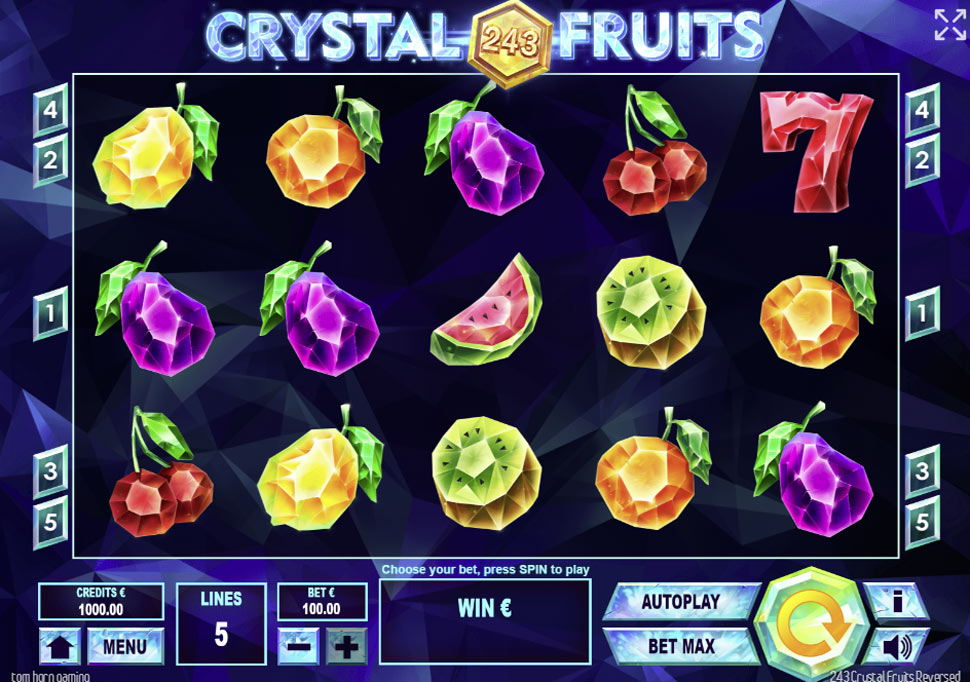 243 Crystal Fruits Reversed - slot
