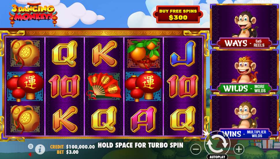 3 Dancing Monkeys (Pragmatic Play) Slot Review | Demo & FREE Play